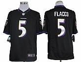 Nike Limited Baltimore Ravens #5 Joe Flacco Black Jerseys,baseball caps,new era cap wholesale,wholesale hats