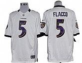 Nike Limited Baltimore Ravens #5 Joe Flacco White Jerseys,baseball caps,new era cap wholesale,wholesale hats