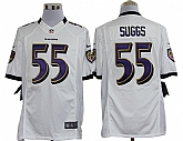 Nike Limited Baltimore Ravens #55 Terrell Suggs White Jerseys,baseball caps,new era cap wholesale,wholesale hats