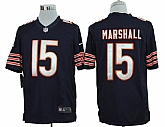 Nike Limited Chicago Bears #15 Brandon Marshall Blue Jerseys,baseball caps,new era cap wholesale,wholesale hats