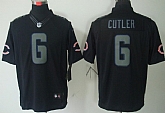 Nike Limited Chicago Bears #6 Jay Cutler Black Impact Jerseys,baseball caps,new era cap wholesale,wholesale hats
