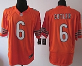Nike Limited Chicago Bears #6 Jay Cutler Orange Jerseys,baseball caps,new era cap wholesale,wholesale hats