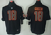 Nike Limited Cincinnati Bengals #18 A.J. Green Black Impact Jerseys