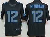 Nike Limited Dallas Cowboys #12 Roger Staubach Black Impact Jerseys,baseball caps,new era cap wholesale,wholesale hats