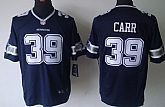 Nike Limited Dallas Cowboys #39 Brandon Carr Blue Jerseys,baseball caps,new era cap wholesale,wholesale hats