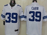 Nike Limited Dallas Cowboys #39 Brandon Carr White Jerseys,baseball caps,new era cap wholesale,wholesale hats