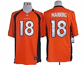 Nike Limited Denver Broncos #18 Peyton Manning Orange Jerseys,baseball caps,new era cap wholesale,wholesale hats