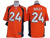 Nike Limited Denver Broncos #24 Champ Bailey Orange Jerseys,baseball caps,new era cap wholesale,wholesale hats