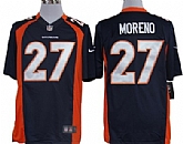 Nike Limited Denver Broncos #27 Knowshon Moreno Blue Jerseys,baseball caps,new era cap wholesale,wholesale hats