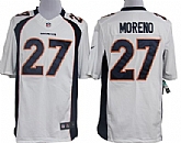 Nike Limited Denver Broncos #27 Knowshon Moreno White Jerseys,baseball caps,new era cap wholesale,wholesale hats