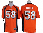 Nike Limited Denver Broncos #58 Von Miller Orange Jerseys,baseball caps,new era cap wholesale,wholesale hats