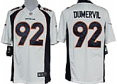 Nike Limited Denver Broncos #92 Elvis Dumervil White Jerseys,baseball caps,new era cap wholesale,wholesale hats