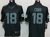 Nike Limited Green Bay Packers #18 Randall Cobb Black Impact Jerseys,baseball caps,new era cap wholesale,wholesale hats