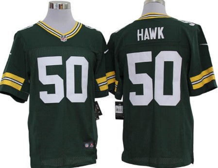 Nike Limited Green Bay Packers #50 A.J. Hawk Green Jerseys