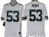Nike Limited Green Bay Packers #53 Nick Perry White Jerseys,baseball caps,new era cap wholesale,wholesale hats