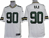 Nike Limited Green Bay Packers #90 B.J. Raji White Jerseys,baseball caps,new era cap wholesale,wholesale hats