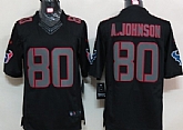 Nike Limited Houston Texans #80 Andre Johnson Black Impact Jerseys,baseball caps,new era cap wholesale,wholesale hats