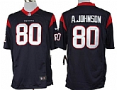 Nike Limited Houston Texans #80 Andre Johnson Blue Jerseys,baseball caps,new era cap wholesale,wholesale hats