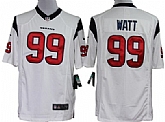 Nike Limited Houston Texans #99 J.J. Watt White Jerseys,baseball caps,new era cap wholesale,wholesale hats