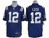 Nike Limited Indianapolis Colts #12 Andrew Luck Blue Jerseys,baseball caps,new era cap wholesale,wholesale hats