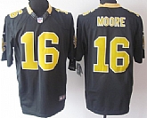 Nike Limited New Orleans Saints #16 Lance Moore Black Jerseys,baseball caps,new era cap wholesale,wholesale hats