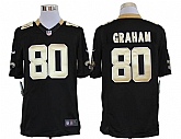 Nike Limited New Orleans Saints #80 Jimmy Graham Black Jerseys,baseball caps,new era cap wholesale,wholesale hats
