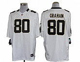 Nike Limited New Orleans Saints #80 Jimmy Graham White Jerseys,baseball caps,new era cap wholesale,wholesale hats