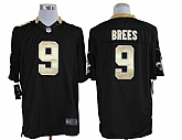 Nike Limited New Orleans Saints #9 Drew Brees Black Jerseys,baseball caps,new era cap wholesale,wholesale hats