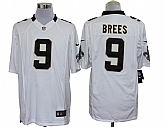 Nike Limited New Orleans Saints #9 Drew Brees White Jerseys,baseball caps,new era cap wholesale,wholesale hats