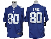 Nike Limited New York Giants #80 Victor Cruz Blue Jerseys,baseball caps,new era cap wholesale,wholesale hats