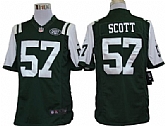 Nike Limited New York Jets #57 Bart Scott Green Jerseys,baseball caps,new era cap wholesale,wholesale hats