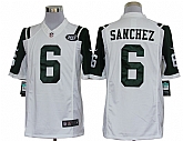 Nike Limited New York Jets #6 Mark Sanchez White Jerseys,baseball caps,new era cap wholesale,wholesale hats