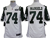Nike Limited New York Jets #74 Nick Mangold White Jerseys,baseball caps,new era cap wholesale,wholesale hats