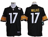 Nike Limited Pittsburgh Steelers #17 Mike Wallace Black Jerseys,baseball caps,new era cap wholesale,wholesale hats