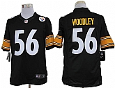 Nike Limited Pittsburgh Steelers #56 Lamarr Woodley Black Jerseys,baseball caps,new era cap wholesale,wholesale hats
