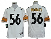 Nike Limited Pittsburgh Steelers #56 Lamarr Woodley White Jerseys,baseball caps,new era cap wholesale,wholesale hats