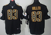 Nike Limited Pittsburgh Steelers #83 Heath Miller Black Impact Jerseys,baseball caps,new era cap wholesale,wholesale hats