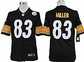 Nike Limited Pittsburgh Steelers #83 Heath Miller Black Jerseys,baseball caps,new era cap wholesale,wholesale hats