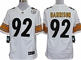 Nike Limited Pittsburgh Steelers #92 James Harrison White Jerseys,baseball caps,new era cap wholesale,wholesale hats