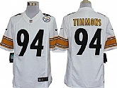 Nike Limited Pittsburgh Steelers #94 Lawrence Timmons White Jerseys,baseball caps,new era cap wholesale,wholesale hats