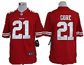 Nike Limited San Francisco 49ers #21 Frank Gore Red Jerseys,baseball caps,new era cap wholesale,wholesale hats