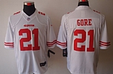 Nike Limited San Francisco 49ers #21 Frank Gore White Jerseys,baseball caps,new era cap wholesale,wholesale hats