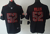 Nike Limited San Francisco 49ers #52 Patrick Willis Black Impact Jerseys,baseball caps,new era cap wholesale,wholesale hats