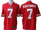 Nike Limited San Francisco 49ers #7 Colin Kaepernick Red Jerseys,baseball caps,new era cap wholesale,wholesale hats