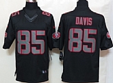Nike Limited San Francisco 49ers #85 Vernon Davis Black Impact Jerseys,baseball caps,new era cap wholesale,wholesale hats