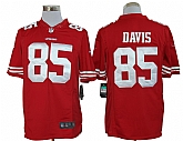 Nike Limited San Francisco 49ers #85 Vernon Davis Red Jerseys,baseball caps,new era cap wholesale,wholesale hats