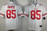 Nike Limited San Francisco 49ers #85 Vernon Davis White Jerseys,baseball caps,new era cap wholesale,wholesale hats