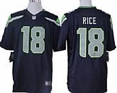 Nike Limited Seattle Seahawks #18 Sidney Rice Blue Jerseys,baseball caps,new era cap wholesale,wholesale hats