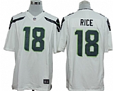 Nike Limited Seattle Seahawks #18 Sidney Rice White Jerseys,baseball caps,new era cap wholesale,wholesale hats