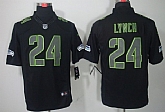 Nike Limited Seattle Seahawks #24 Marshawn Lynch Black Impact Jerseys,baseball caps,new era cap wholesale,wholesale hats
